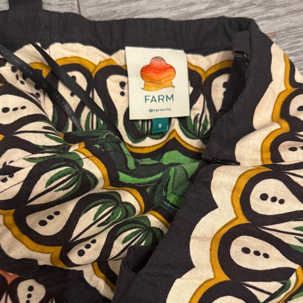 Farm Rio Colorful Patterned Dress with Tassels - Picture 6 of 6